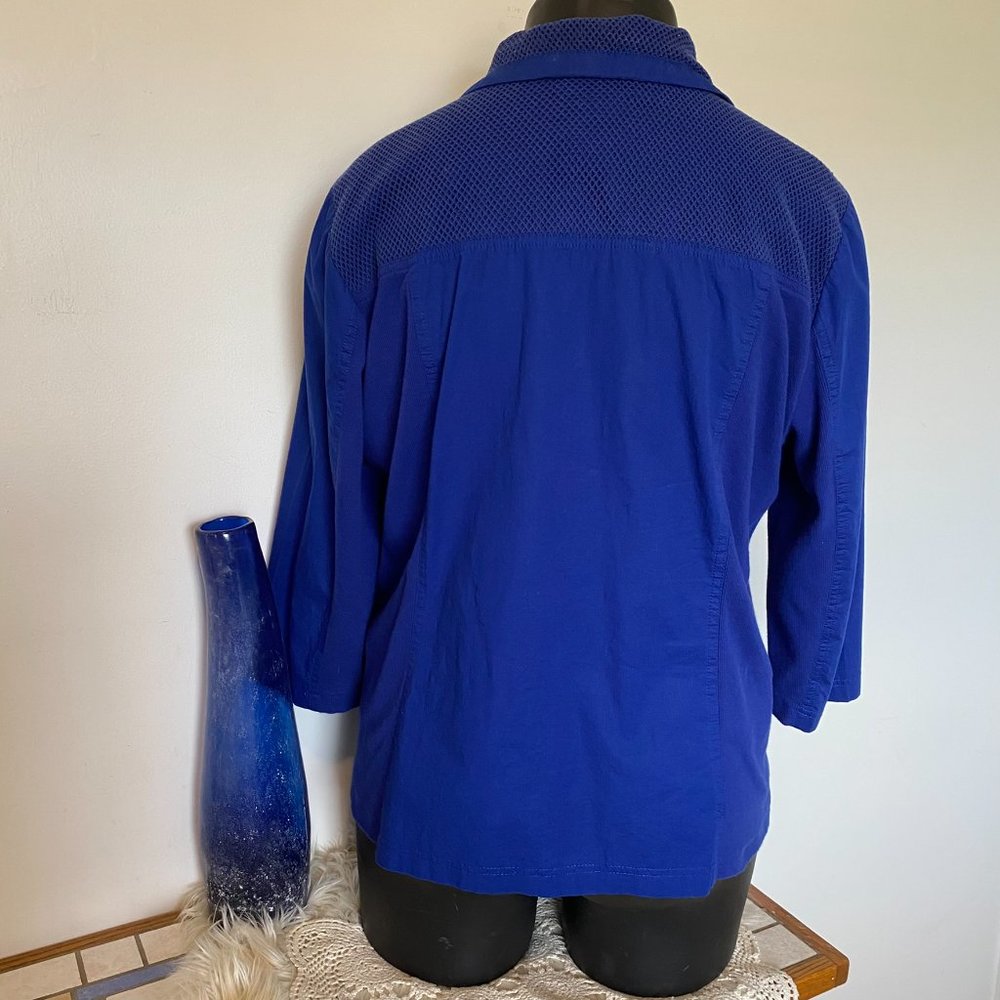 Chico's Weekend Mesh Jacket - Picture 3 of 6